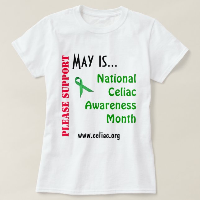 National Celiac Awareness Month T-Shirt (Design Front)
