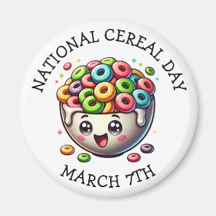 National Cereal Day March 7th Magnet