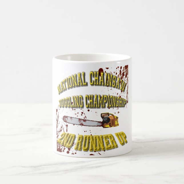 National Chainsaw Juggling Championship Coffee Mug (Center)