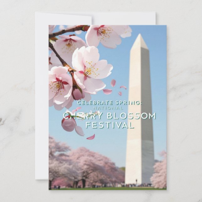 National Cherry Blossom Festival card (Front)