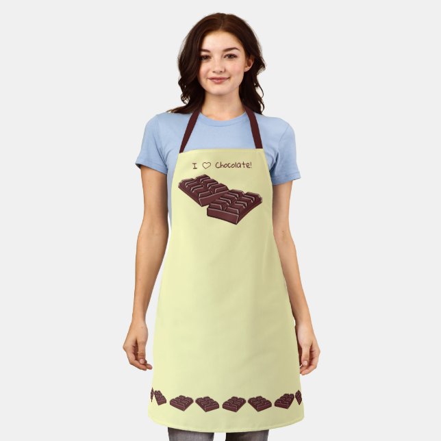 National Chocolate Day Apron (Worn)