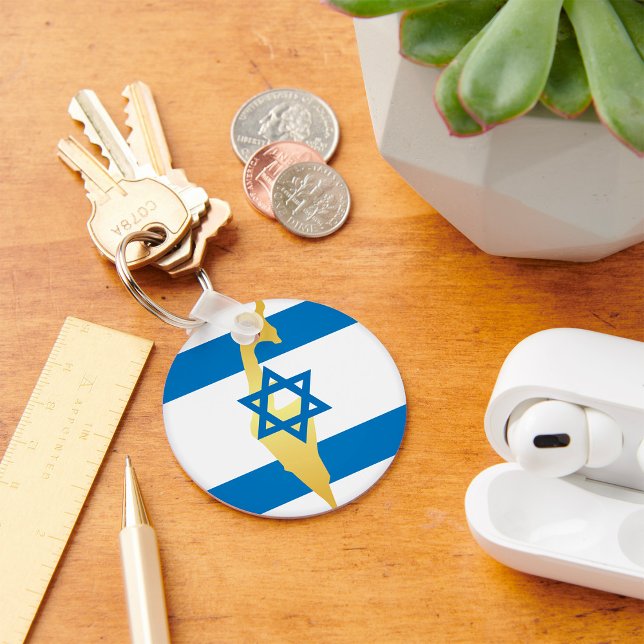 National Colours Of Israel Key Ring (Creator Uploaded)