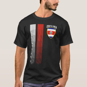 National Costa Rica Flag Rican Football Fan Soccer T-Shirt