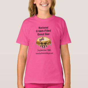 National Cream-Filled Doughnut Day - September 14t T-Shirt