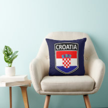 National - Croatia Throw Pillow