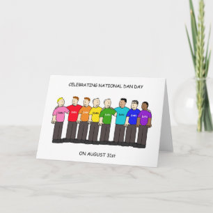 National Dan Day August 31st Card