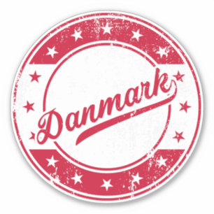 National - Danmark   Denmark Sticker
