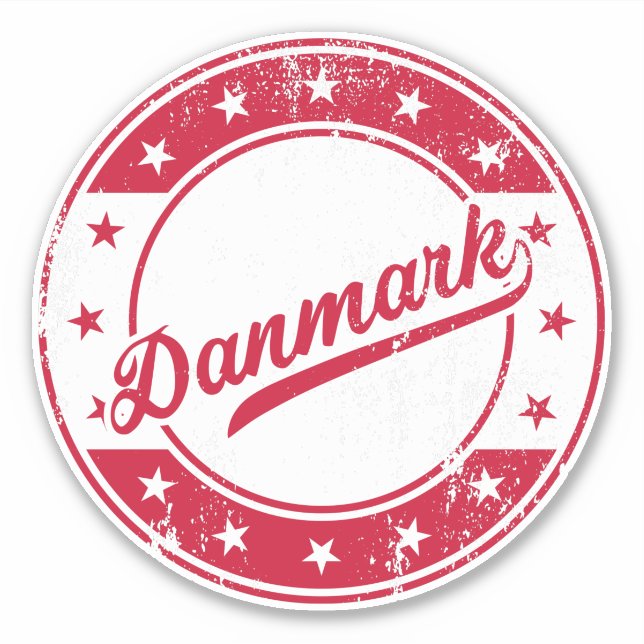 National - Danmark | Denmark Sticker (Front)