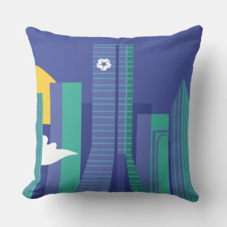 National Day 92 of Saudi Arabia 08 Throw Pillow