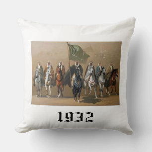 National Day 92 of Saudi Arabia 12 Throw Pillow