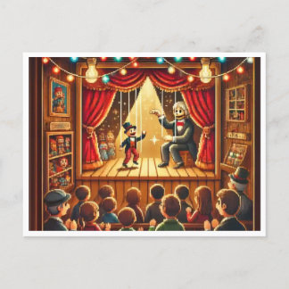 National Day of Puppetry Pixel Art Postcard