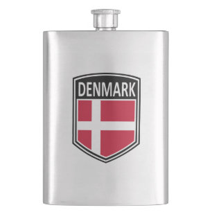 National - Denmark Hip Flask