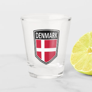 National - Denmark Shot Glass
