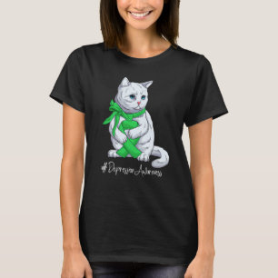 National Depression Awareness Month Green Ribbon C T-Shirt