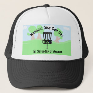National Disc Golf Day Trucker Hat