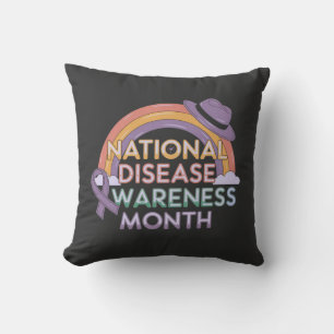 National Disease Awareness Month Stand Together Cushion