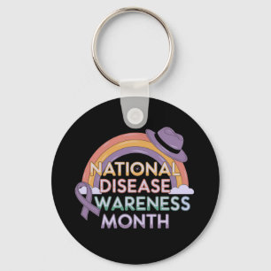 National Disease Awareness Month Stand Together Key Ring
