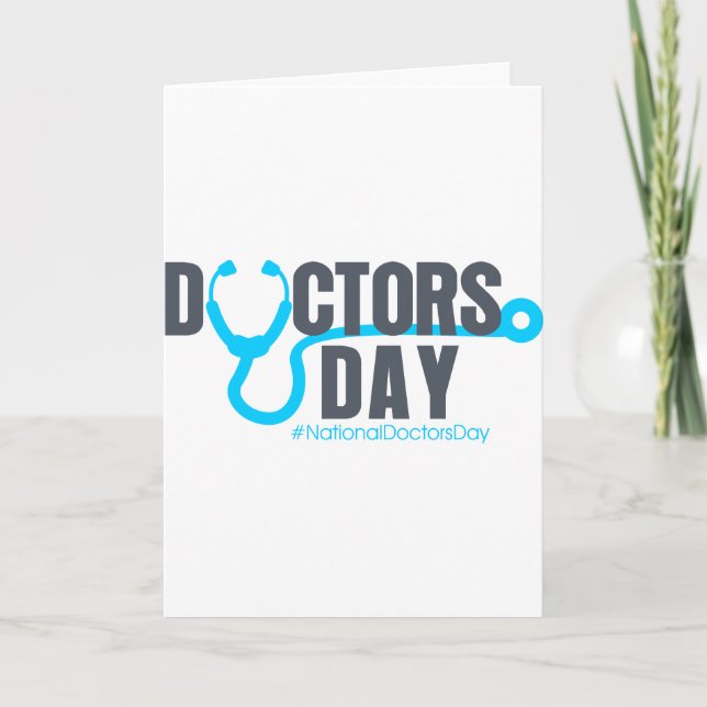 National Doctors Day Card (Front)