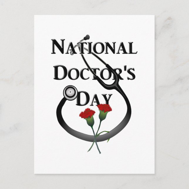 National  Doctor's Day Postcard (Front)