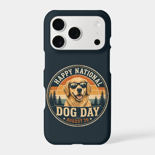 National Dog Day Camp Crew Labrador iPhone 17 Pro  (Back)