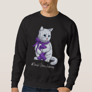 National Domestic Violence Awareness Month Purple Sweatshirt