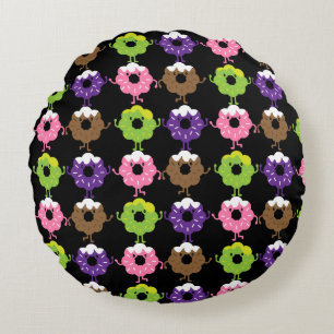 National Donut Day Round Cushion