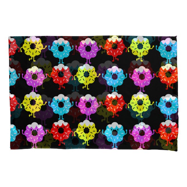 National Doughnut Day Doughnuts Pillowcase (Front)