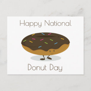 National Doughnut Day   Postcard