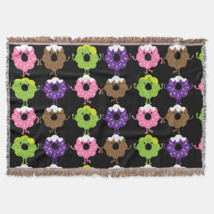 National Doughnut Day Throw Blanket