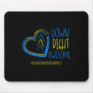 National Down Syndrome Awareness Month Down Right Mouse Mat