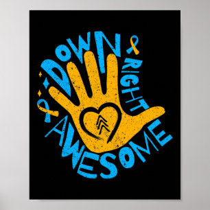National Down Syndrome Awareness Month Down Right Poster