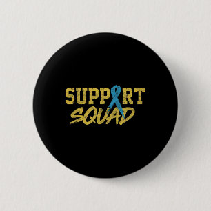 National Down Syndrome Awareness Month Support Squ 6 Cm Round Badge