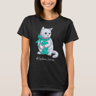 National Dysautonomia Awareness Month Teal Ribbon  T-Shirt