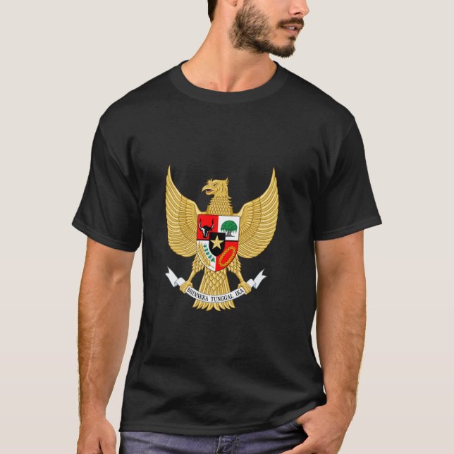 National emblem of Indonesia Garuda Pancasila T-Shirt (Front)