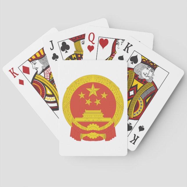 National Emblem of the People's Republic of China Playing Cards (Back)