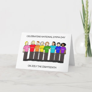 National Emma Day July 18th Card