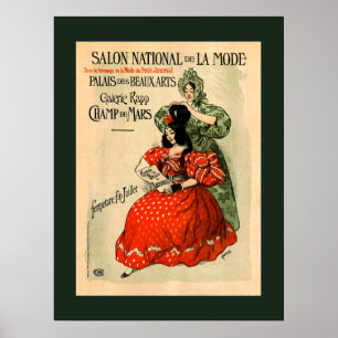 National Exhibition of Fashion Palace of Fine Arts Poster