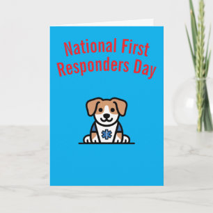 National First Responders Day Card
