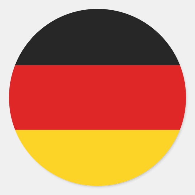 National Flag Germany Classic Round Sticker (Front)