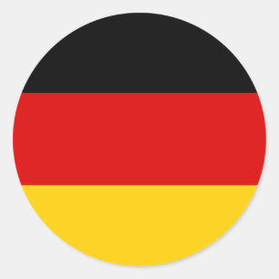 National Flag Germany Classic Round Sticker