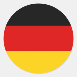 National Flag Germany Classic Round Sticker