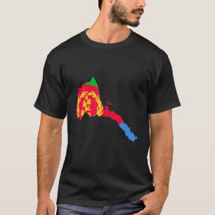 National Flag Map Of Eritrea T-Shirt