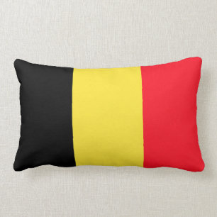 National Flag of Belgium Lumbar Cushion