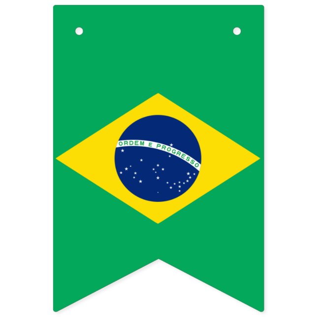 National Flag of Brazil, Party Bunting Banner (First Flag)