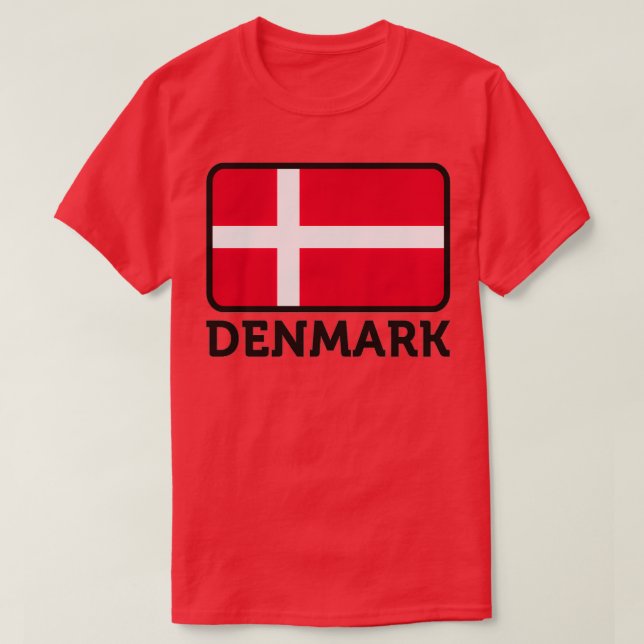 National flag of Denmark 8 T-Shirt (Design Front)