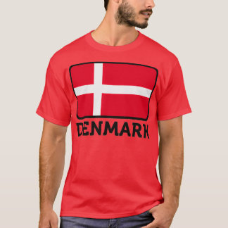 National flag of Denmark 8 T-Shirt