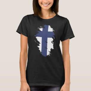 National Flag of Finland souvenir for men women T-Shirt