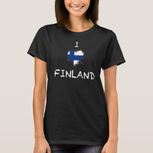 National Flag of Finland souvenir for men women T-Shirt