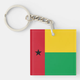 National Flag of Guinea-Bissau Key Ring