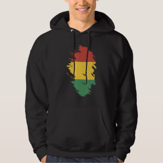 National Flag of Guinea souvenir  for men women 4 Hoodie